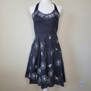 Anthropologie Odille Archival Collection: Daisy Dress Cotton Size 10 tulle skirt